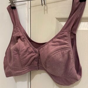 Purple Full-Coverage Supportive Bra